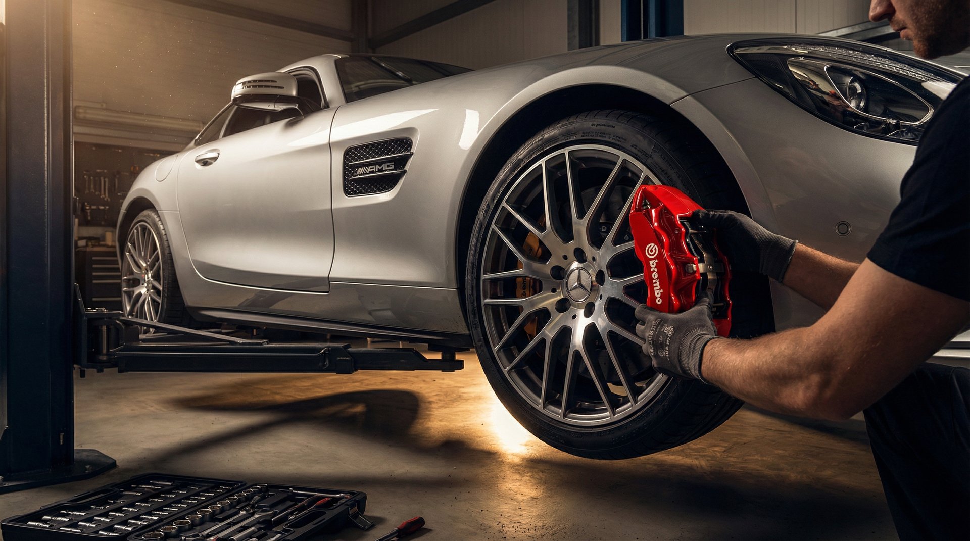 黑料修车改装视频-刹车系统升级