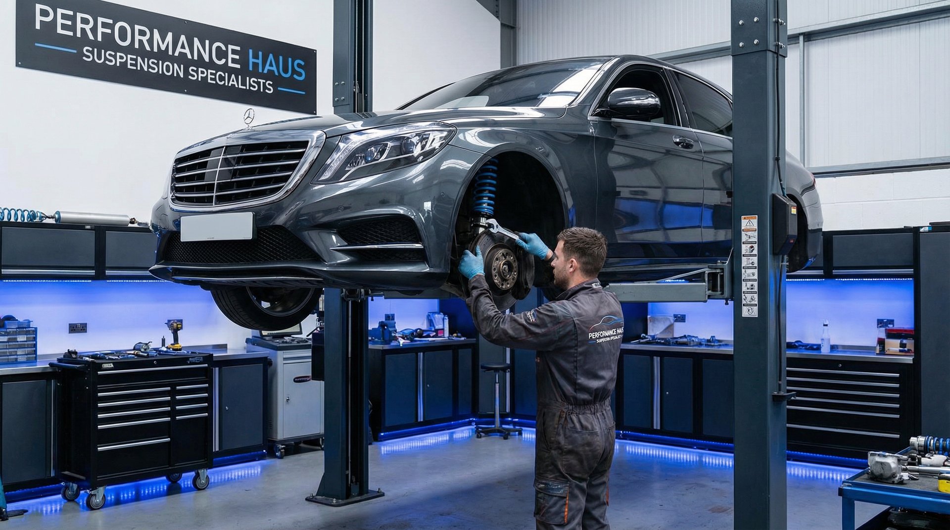 黑料修车改装视频-避震升级